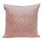 Edge Collections - 20" x 20" - Pink - Cozy Velvet Decorative Throw Pillow - 1 Piece